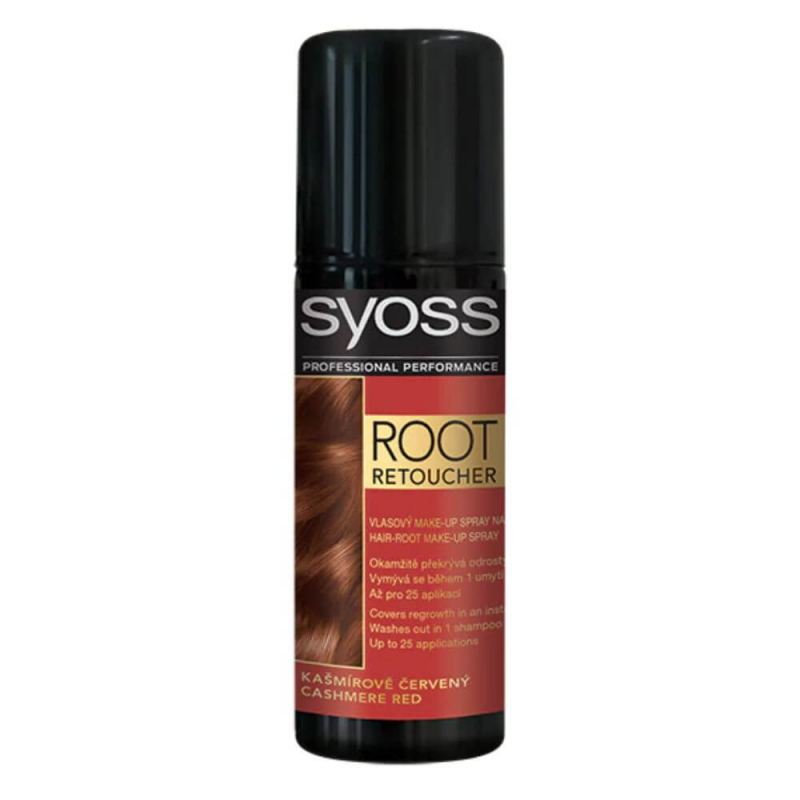 Spray SYOSS Vopsirea Temporara a Radacinilor, Rosu Casmir, 120 ml