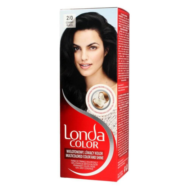 Vopsea de Par Permanenta Londa Color Blend 2/0, 110 ml, Negru