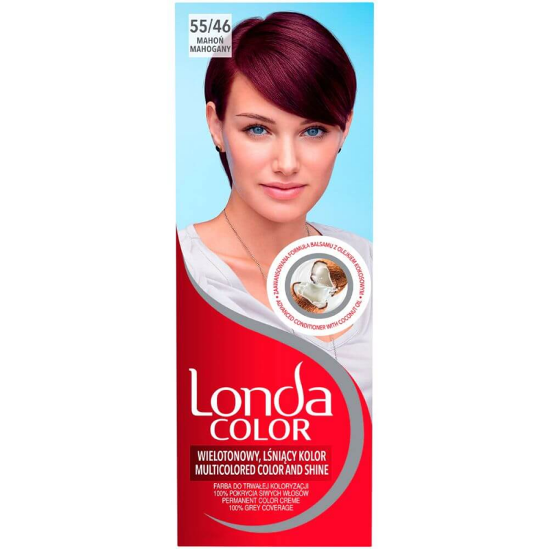 Vopsea de Par Permanenta Londa Color Blend 55/46, 110 ml, Mahon