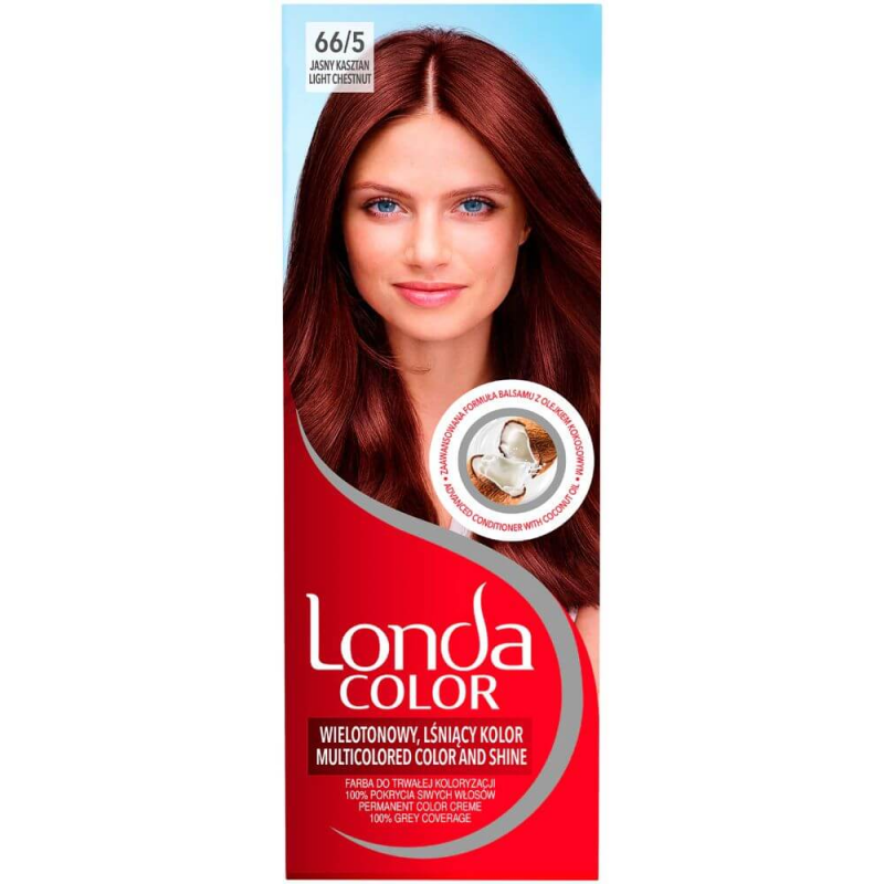 Vopsea de Par Permanenta Londa Color Blend 66/5, 110 ml, Castaniu Deschis