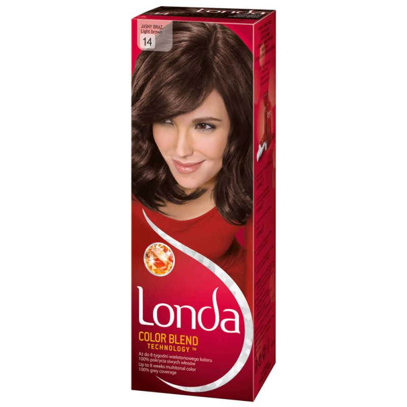 Vopsea de Par Permanenta Londa Color Blend 14, Saten Deschis, 110 ml