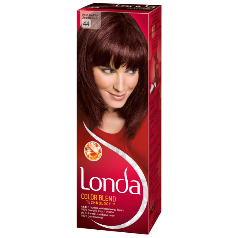 Vopsea de Par Permanenta Londa Color Blend 44, Castaniu Deschis, 110 ml