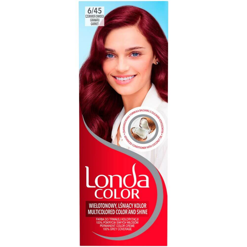 Vopsea de Par Permanenta Londa Color Blend 6/45, 110 ml, Garnet