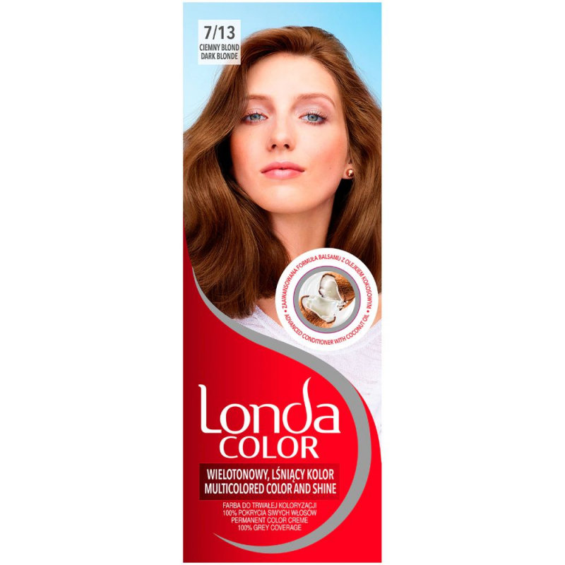 Vopsea de Par Permanenta Londa Color Blend 7/13, 110 ml, Blond Inchis