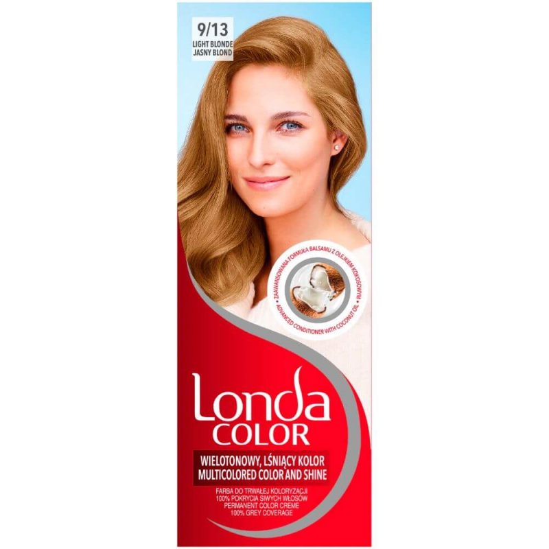 Vopsea de Par Permanenta Londa Color Blend 9/13, 110 ml, Blond Deschis