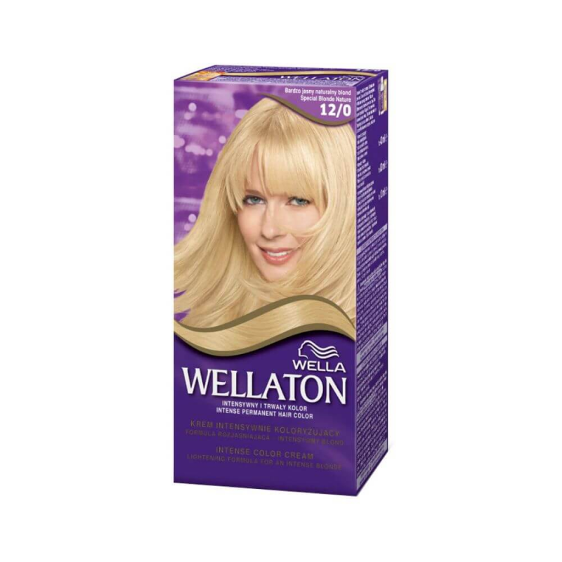 Vopsea Permanenta Par Wellaton 12/0, Blond Natural, 110 ml