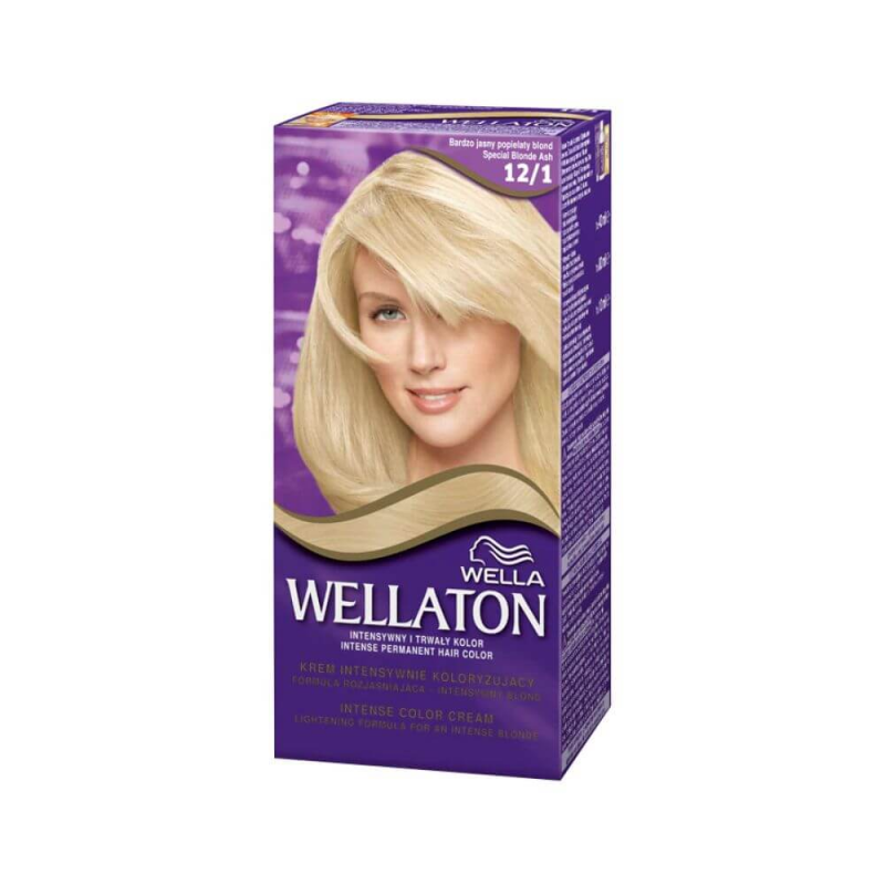 Vopsea Permanenta Par Wellaton 12/1, Blond Special Cenusiu, 110 ml