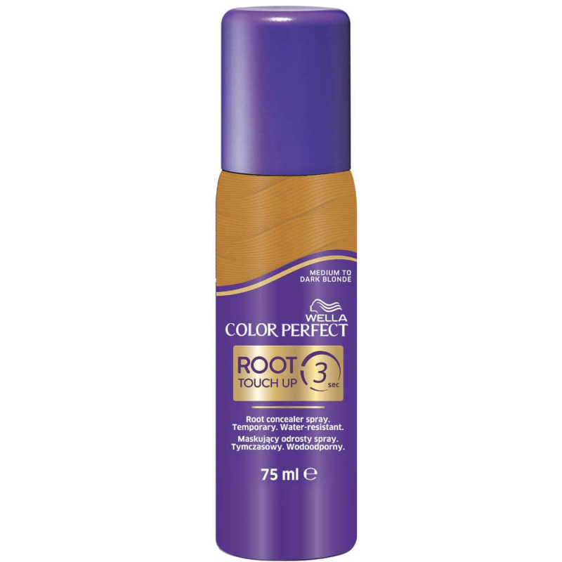 Spray Nuantator Wella Color Perfect Root Touch Up 3 Medium to Dark Blonde, 75 ml, Blond Inchis