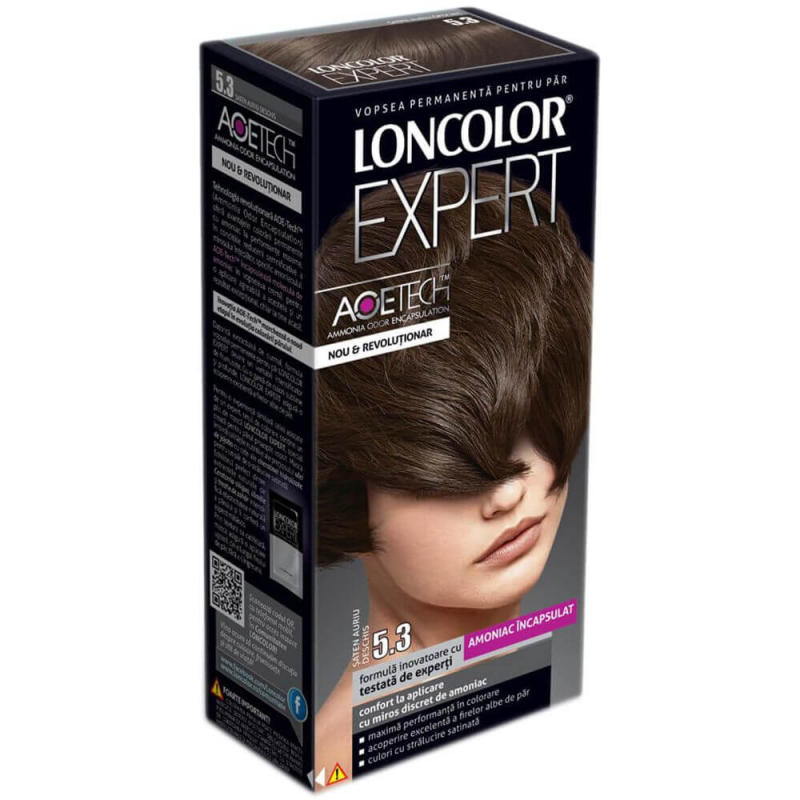 Vopsea de Par Permanenta LONCOLOR Expert AOE TECH 5.3, 130 ml