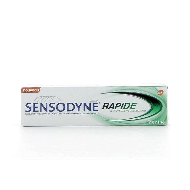 Pasta Dinti Sensodyne Rapide Action, 75 ml, Aroma Menta