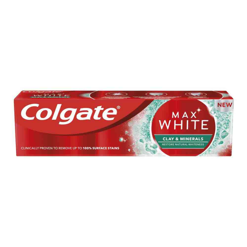 Pasta de Dinti Colgate Max White Argile Mine, 75 ml