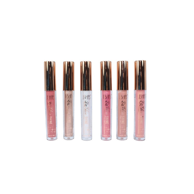 Set 6 luciuri de buze, Ushas, Shine Lip Gloss, 03