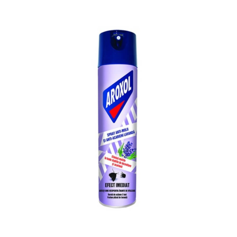 Insecticid Spray Impotriva Acarienilor si Moliilor, Aroxol, 250 ml