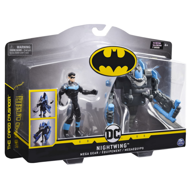 Figurina Nightwing cu Mega-accesorii pentru lupta