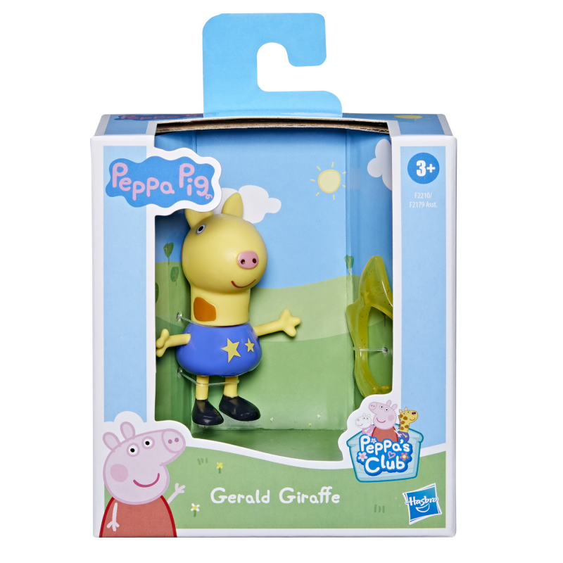 Figurina Peppa Pig - Prietenii Amuzanti Girafa Gerald, 7 cm