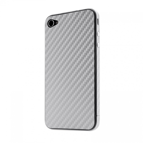 Folie protectie spate Belkin F8Z897CWC01 pentru iPhone 4/4S, Argintiu