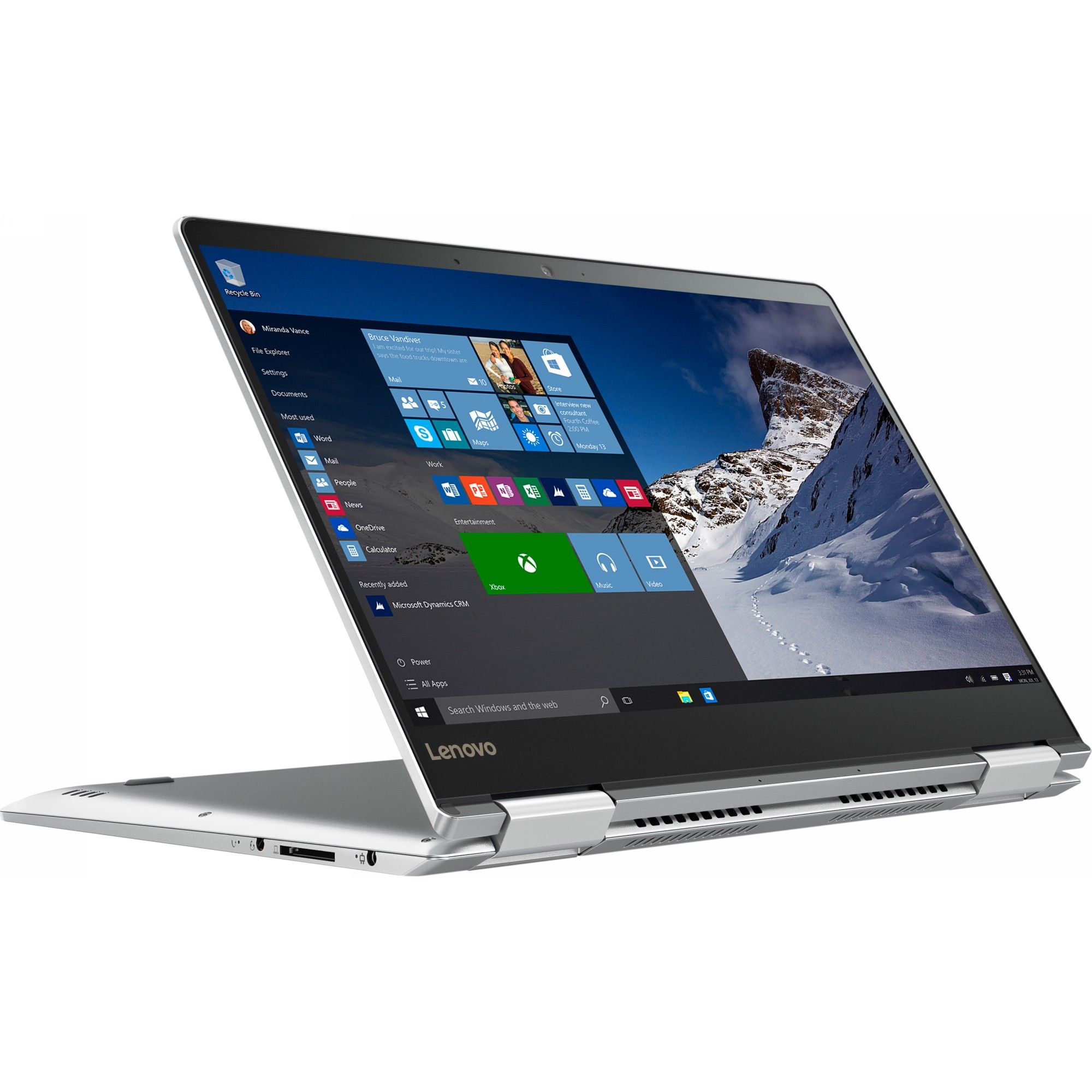 Laptop 2 in 1 Lenovo Yoga 710-14IKB, Intel Core i7-7500U, 8GB DDR4, SSD 512GB, Intel HD Graphics, Windows 10 Home