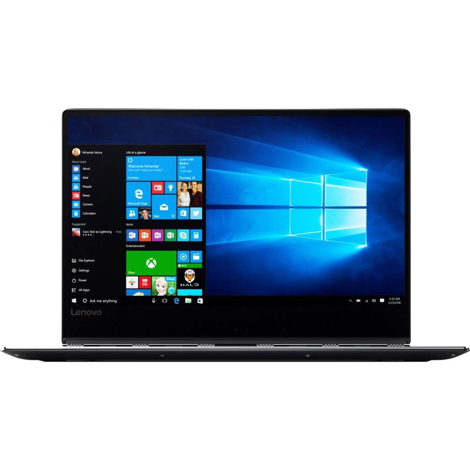 Laptop 2 in 1 Lenovo Yoga 910-13IKB, Intel Core i5-7200U, 8GB DDR4, SSD 512GB, Intel HD Graphics, Windows 10, Gri