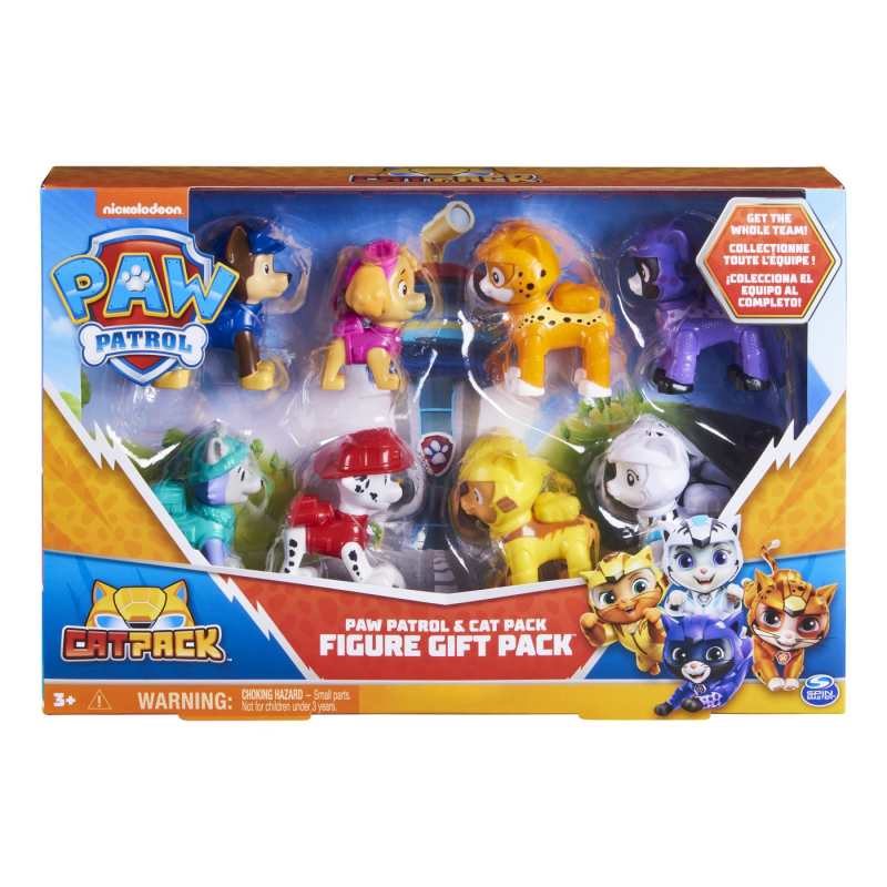 Set 8 figurine Paw Patrol - Catelusi si pisicute