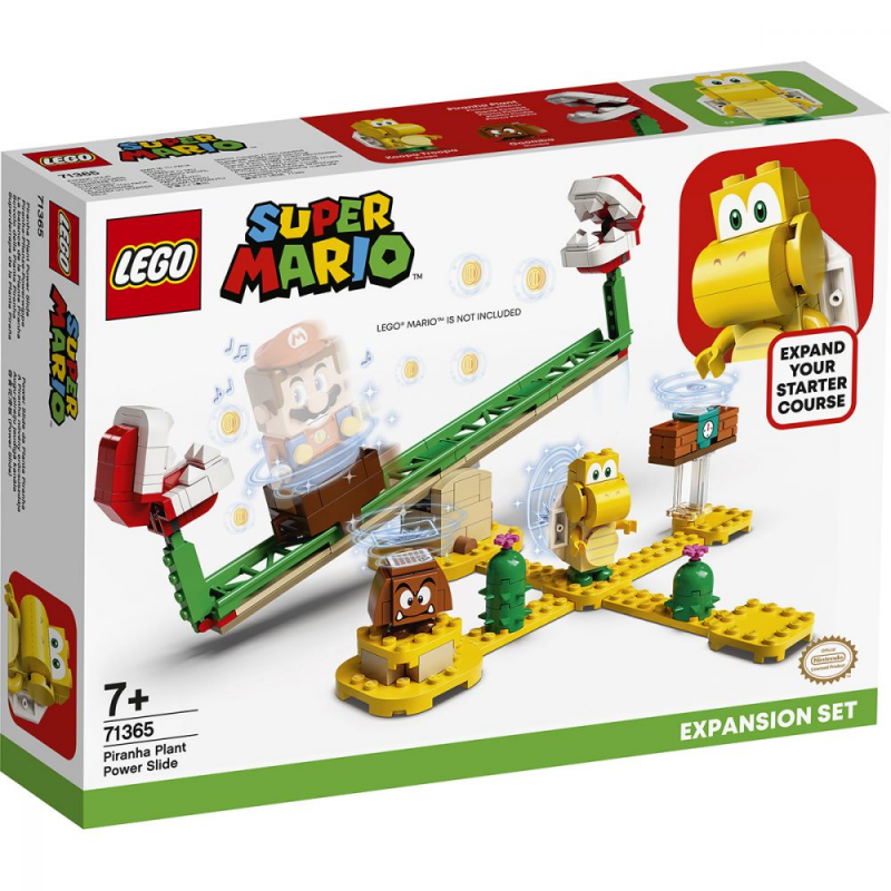LEGO Super Mario - Set de extindere Toboganul Plantei Piranha 71365