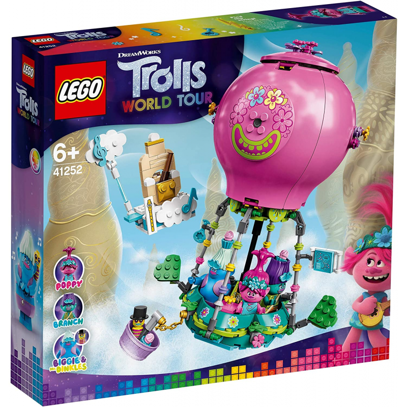 LEGO Trolls World Tour - Aventura lui Poppy cu balonul cu aer cald 41252