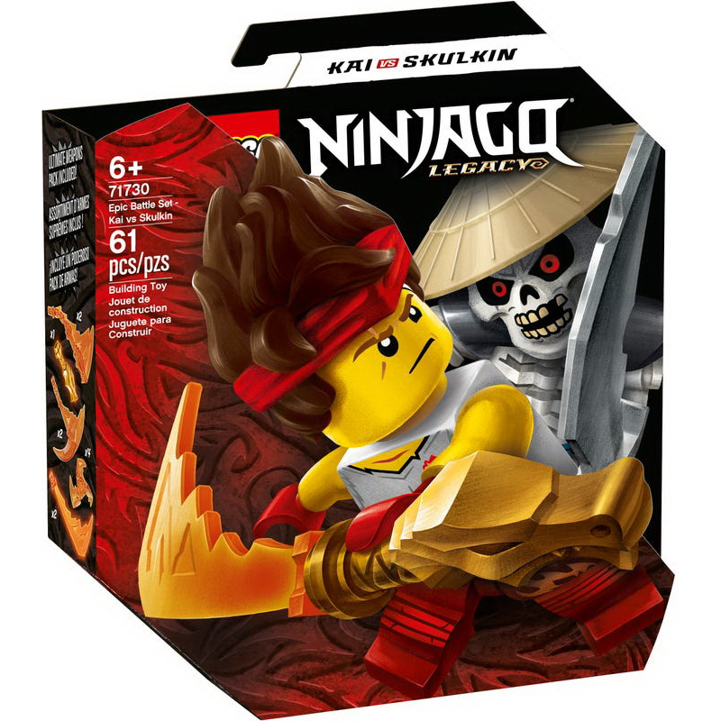 LEGO Ninjago - Set de lupta epica Kai contra Skulkin 71730