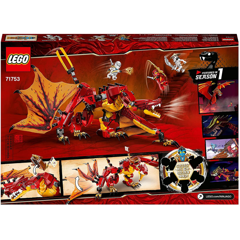 LEGO Ninjago - Legacy Atacul Dragonului de Foc 71753