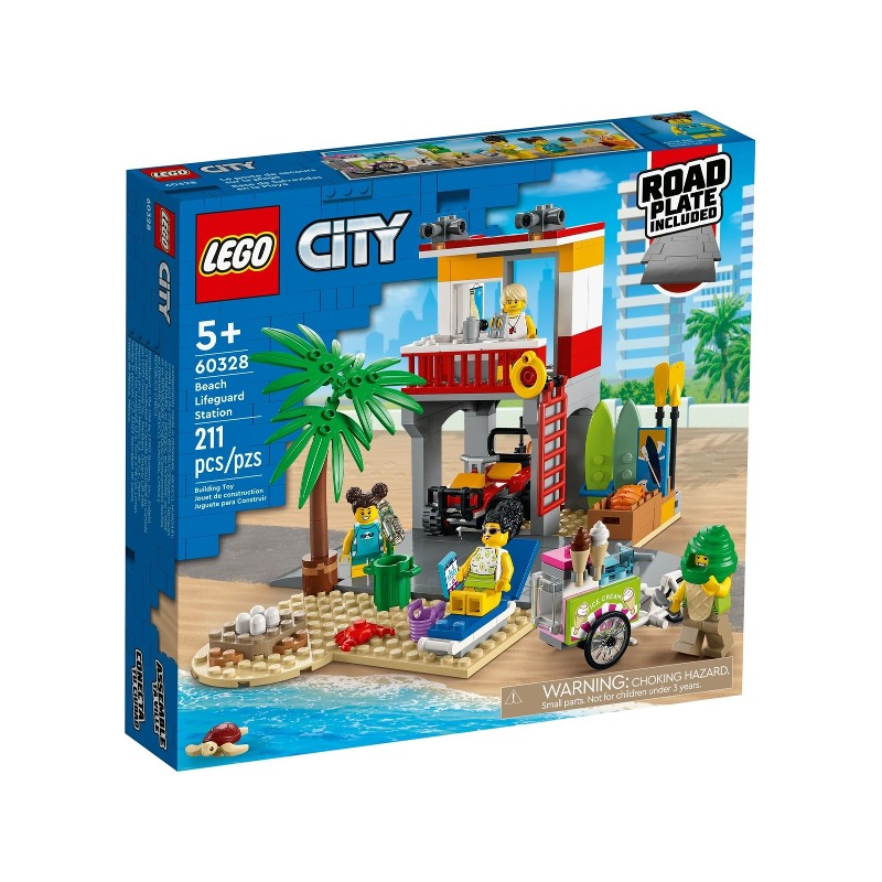 LEGO City - Post de salvamar pe plaja 60328