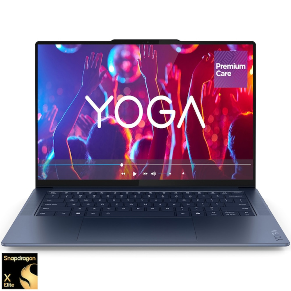 Laptop Lenovo Yoga Slim 7 14T 3K X1E-78-100, 32GB, 1TB SSD, UMA W11P, Cosmic Blue