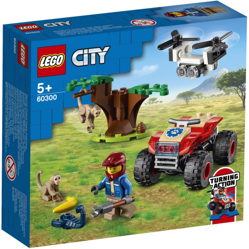 LEGO City - ATV de salvare a animalelor salbatice 60300