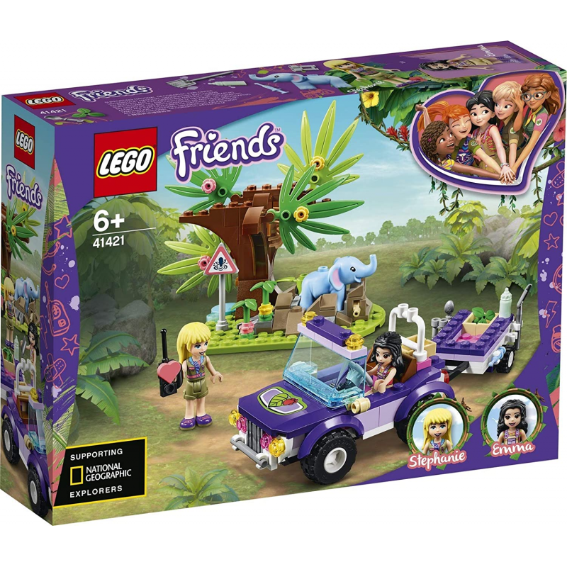 LEGO Friends - Salvarea puiului de elefant din jungla 41421