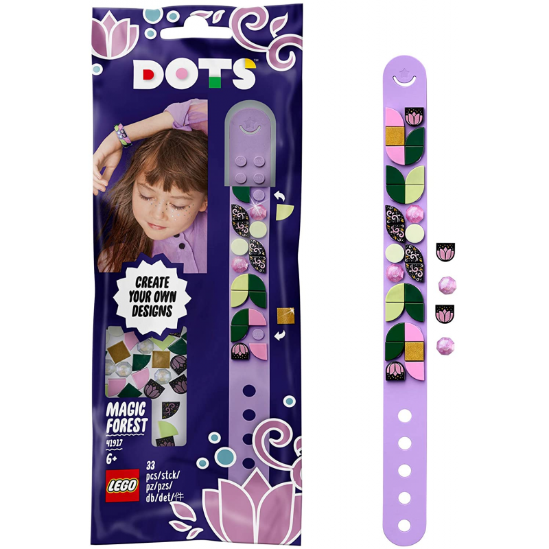 LEGO DOTS - Bratara flori fermecate 41917