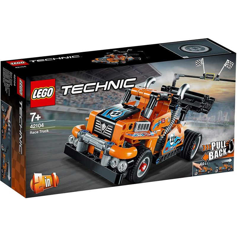 magic tracks   pistă de curse iluminată LEGO Technic - Camion de curse 42104