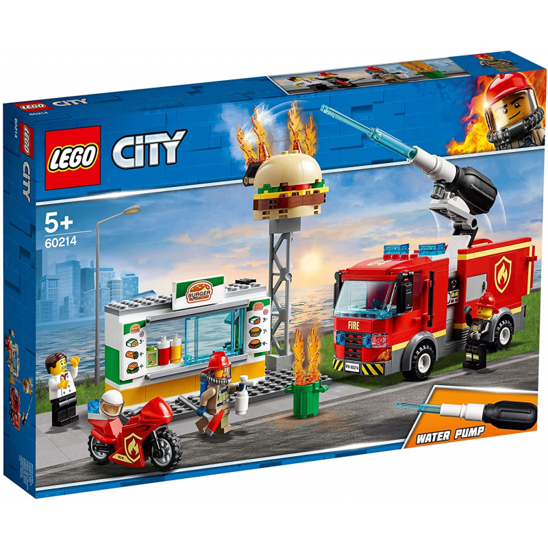 LEGO City Fire - Stingerea incendiului de la Burger Bar 60214