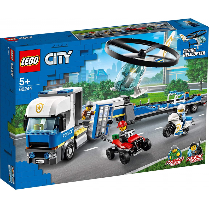 LEGO City Police - Transportul elicopterului de politie 60244