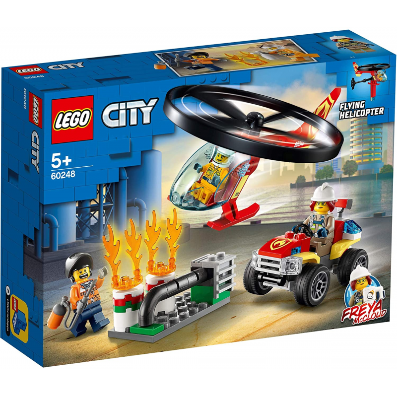LEGO City Fire - Interventie cu elicopterul de pompieri 60248
