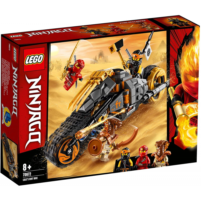 LEGO Ninjago - Motocicleta de teren a lui Cole 70672