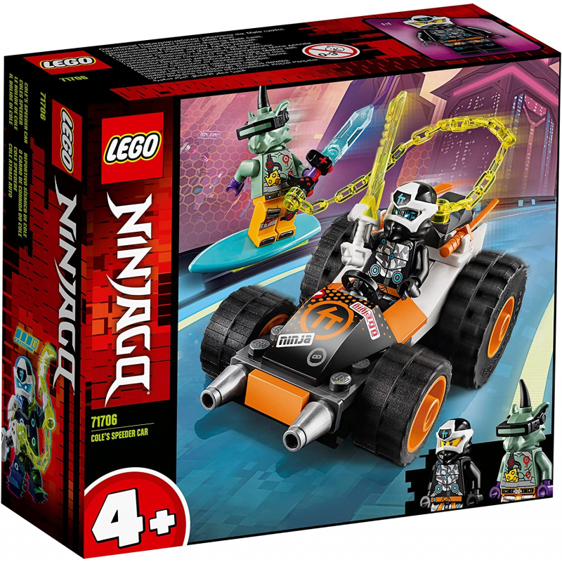 LEGO Ninjago - Masina de viteza a lui Cole 71706