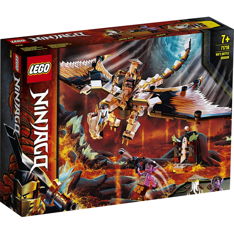 ultra dragonul de aur al lui lloyd LEGO Ninjago - Dragonul de lupta al lui Wu 71718