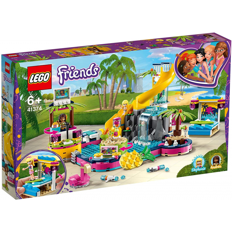 LEGO Friends - Petrecerea la piscina a Andreei 41374, 468 piese