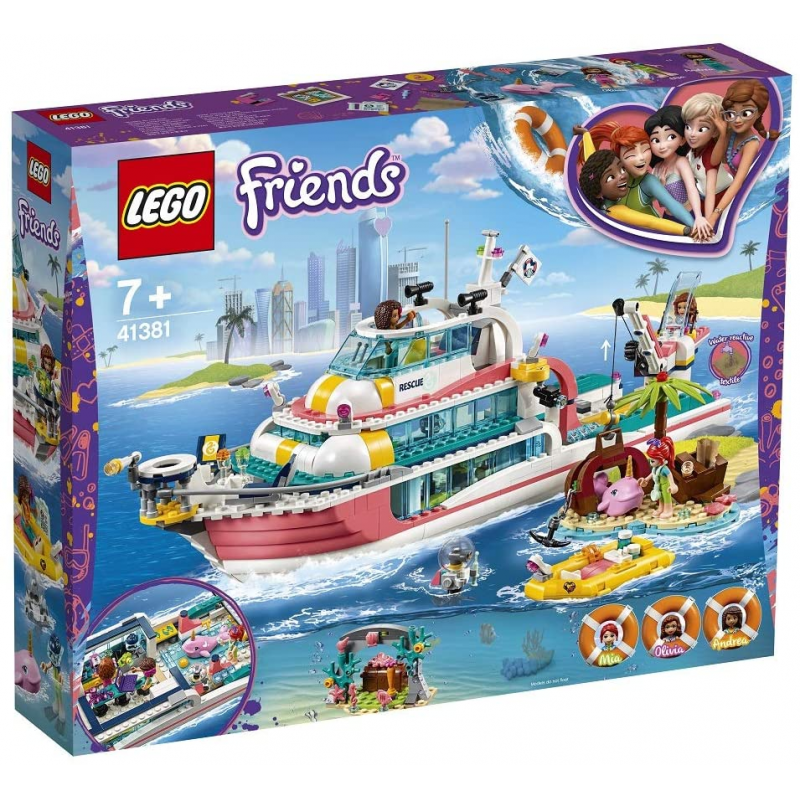 LEGO Friends Barca Pentru Misiuni de Salvare 41381