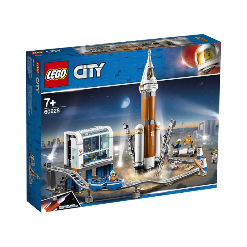 LEGO City Space Port Racheta si Centrul de Comanda a Lansarii 60228