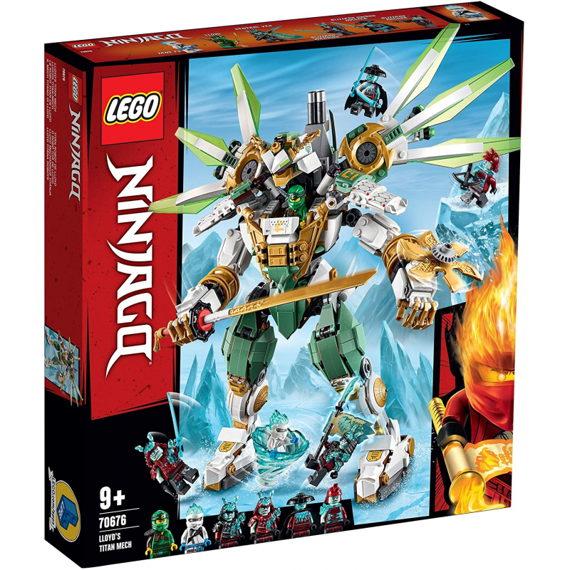 ultra dragonul de aur al lui lloyd LEGO Ninjago Robotul De Titan al Lui Lloyd 70676