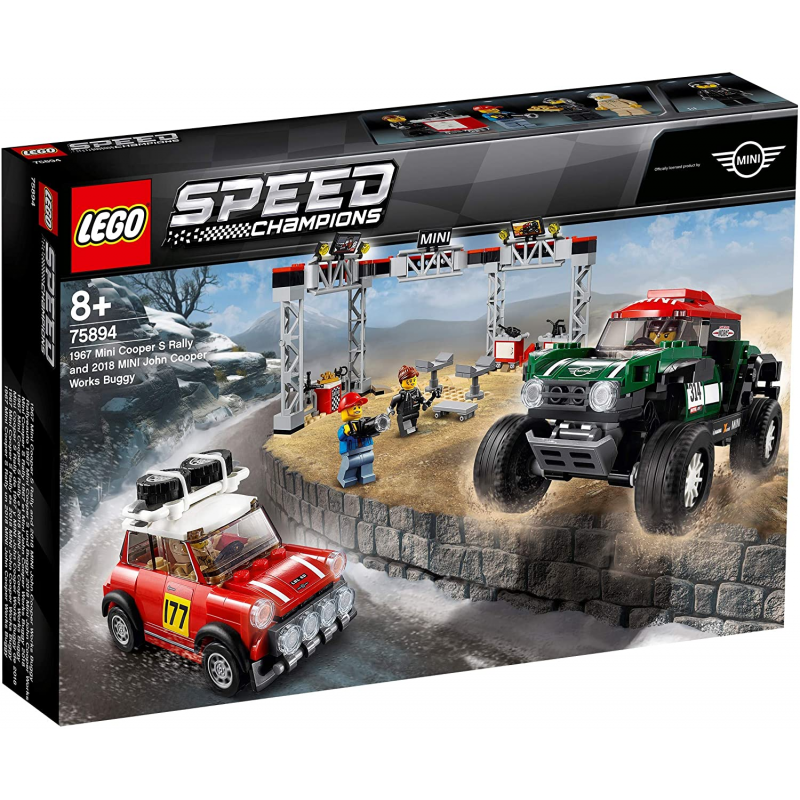 LEGO Speed Champions 1967 Mini Cooper S Rally si Automobil Sport 2018 Mini John Cooper Works 75894