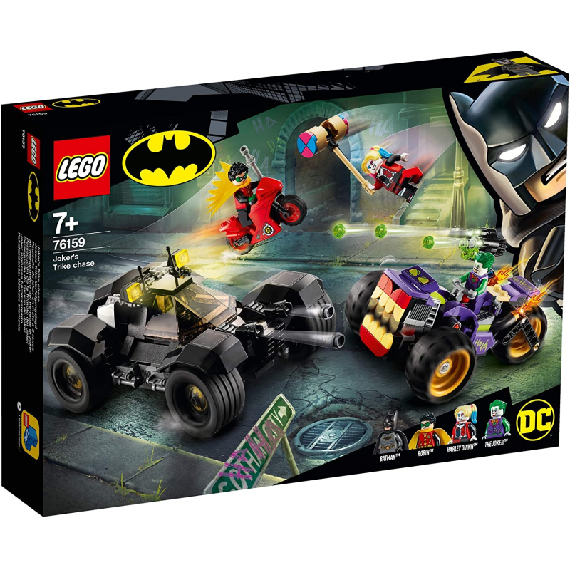 LEGO Super Heroes Urmarirea Lui Joker Cu Mototriciclul 76159
