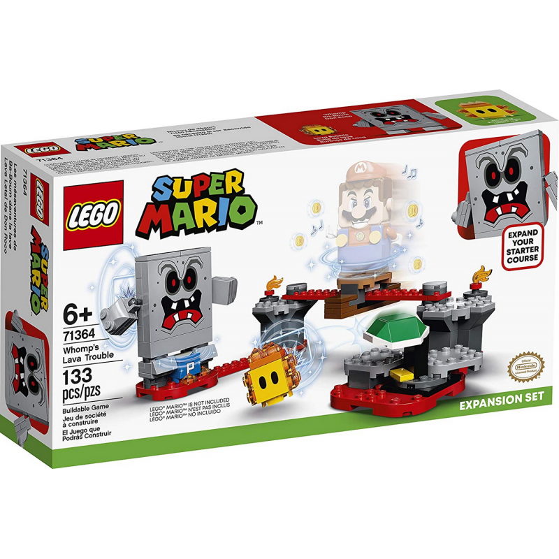 LEGO Super Mario Set De Extindere Pericolul Lavei Lui Whomp 71364