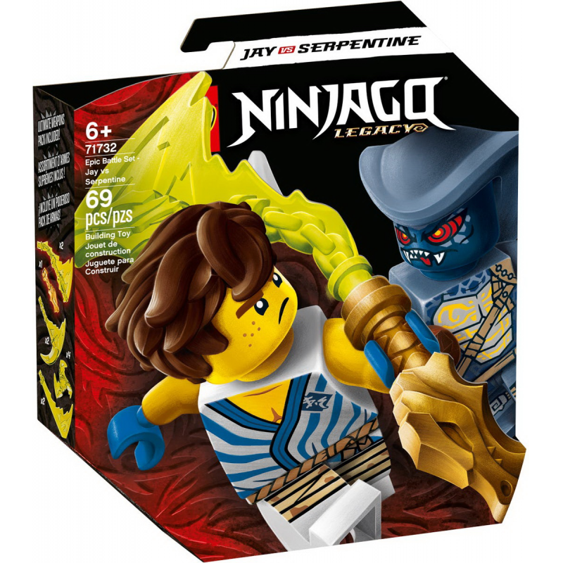 LEGO Ninjago Set De Lupta Epica - Jay Contra Serpentine 71732