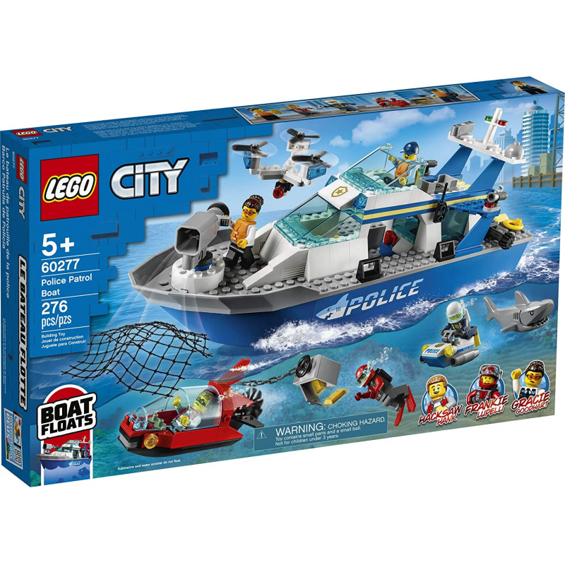 lego city nava de explorare a oceanului LEGO City Nava De Patrulare A Politiei 60277