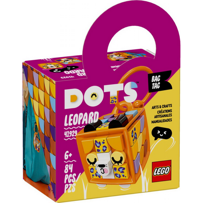 LEGO DOTS Leopard Ecuson De Bagaj 41929
