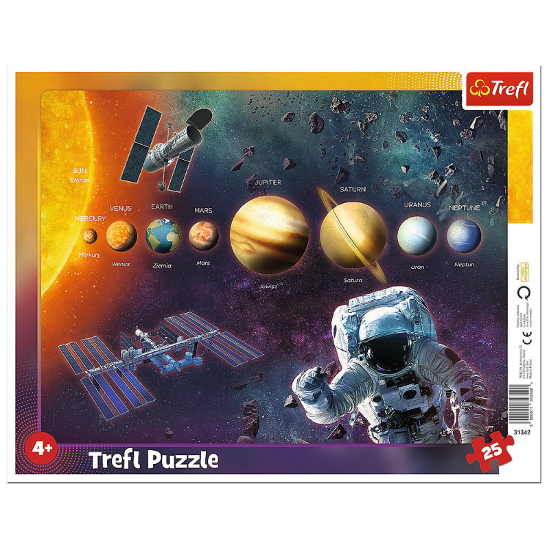 Puzzle Trefl - Sistemul Solar, 25 piese